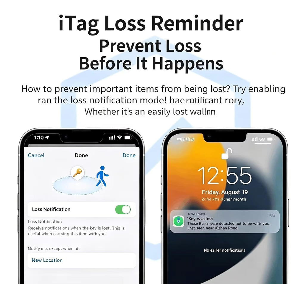 Airtmy Tag GRTSZ Item Tracker, Android & iOS